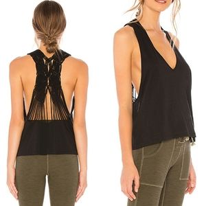 NWOT: Free People: Crotchet Back Tank
